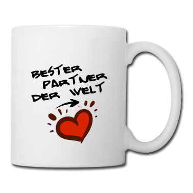 Partner Tasse - Bester Partner der Welt - Coupleshirt