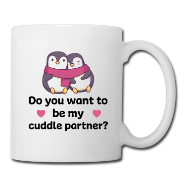 Partner Tasse - Cuddle Partner Liebe Partner Kuscheln Winterzeit