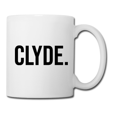 Partner Tasse - Partnerlook Partner Clyde - schwarz