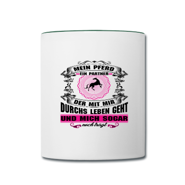Partner Tasse - Mein Pferd - Ein Partner T-Shirt