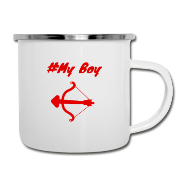 Partner Emaille Tasse - Partner