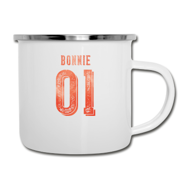 Partner Emaille Tasse - 01 bonnie