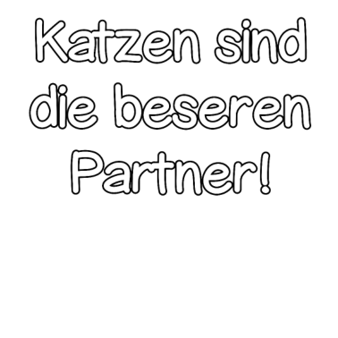 Motiv Katzen sind die besseren Partner
