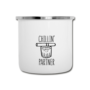 Partner Emaille Tasse - Chillin and Partner