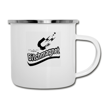 Partner Emaille Tasse - Pech mit dem Partner
