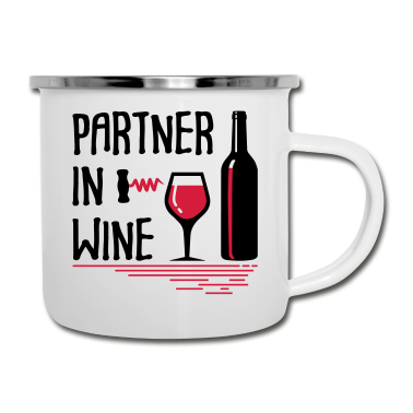 Partner Emaille Tasse - Partner in Wine