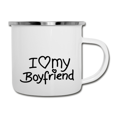 Partner Emaille Tasse - i_love_my_boyfriend__f1