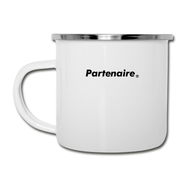 Partner Emaille Tasse - Partner (Hergestellt in Frankreich)