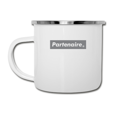 Partner Emaille Tasse - Partner (Lebensstil und Sport)