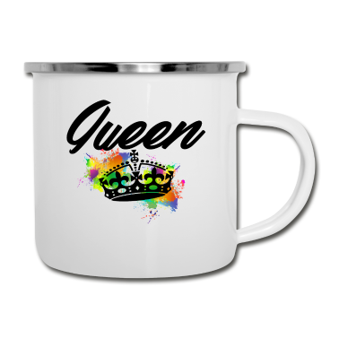 Partner Emaille Tasse - Partner Shirt 