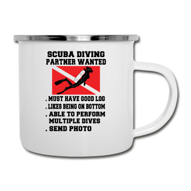 Partner Emaille Tasse - PARTNER GESUCHT