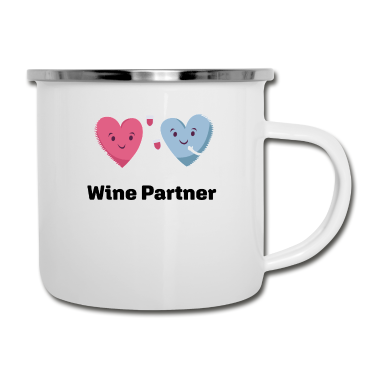 Partner Emaille Tasse - Wine partner