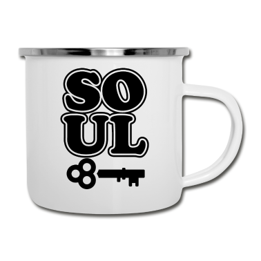 Partner Emaille Tasse - Valentinstag| Soul Mate Partner