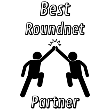 Motiv Roundnet Partner Design Geschenkidee