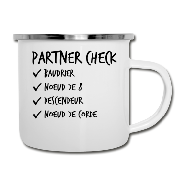 Partner Emaille Tasse - PARTNER PRÜFEN