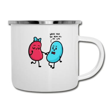 Partner Emaille Tasse - Bean's Partner