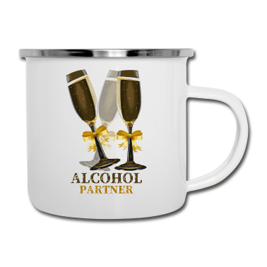 Partner Emaille Tasse - Alcohol Partner