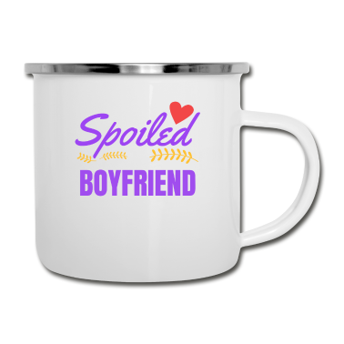 Partner Emaille Tasse - Freund Partner Herz Valentinstag Geschenk