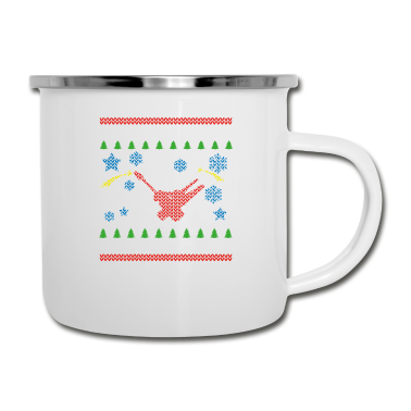 Partner Emaille Tasse - christmas weihnachten geschenk partner Elektriker