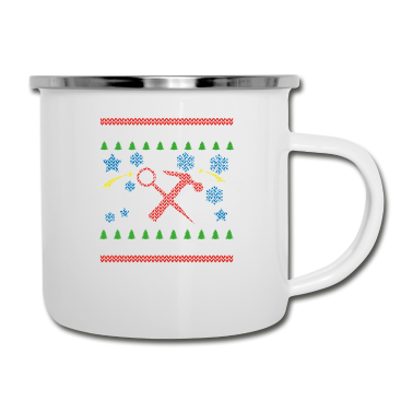Partner Emaille Tasse - christmas weihnachten geschenk partner Geruestbaue