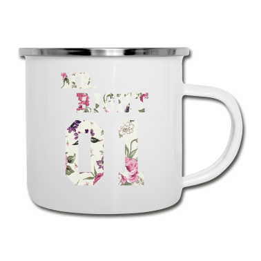 Partner Emaille Tasse - MR RICHTIG! (Partner Shirt 2von2)
