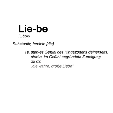 Motiv Liebe ich liebe dich tshirt partner