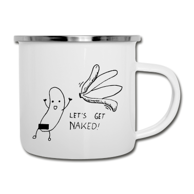 Partner Emaille Tasse - Liebe Freundschaft Partner