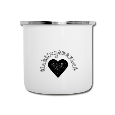 Partner Emaille Tasse - Liebling Love Liebe Partner Romantik