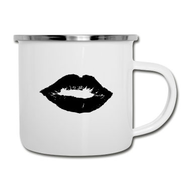 Partner Emaille Tasse - Perfektes Design für Valentinstag oder den Partner