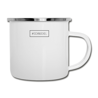Partner Emaille Tasse - Schnuckel Kosenamen Partner Beziehung Geschenkidee