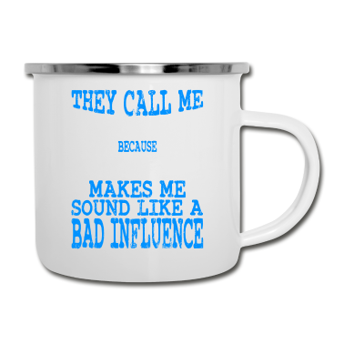 Partner Emaille Tasse - Sie nennen mich Großvater, weil der Partner im