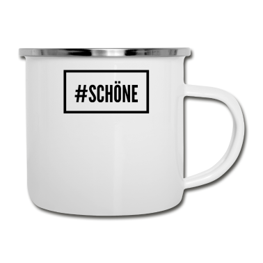 Partner Emaille Tasse - Schöne Kosenamen Partner Beziehung Geschenkidee