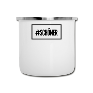 Partner Emaille Tasse - Schöner Kosenamen Partner Beziehung Geschenkidee