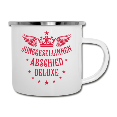 Partner Emaille Tasse - Junggesellinnenabschied Deluxe JGA Team Partner