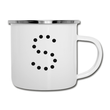 Partner Emaille Tasse - Pfeffer & Salz Pärchen Partner Eheleute