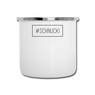 Partner Emaille Tasse - Schnucki Kosenamen Partner Beziehung Geschenkidee