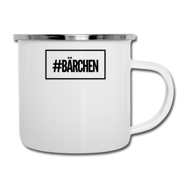 Partner Emaille Tasse - Bärchen Kosenamen Partner Beziehung Geschenkidee