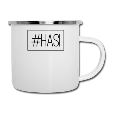 Partner Emaille Tasse - Hasi Kosenamen Partner Beziehung Geschenkidee