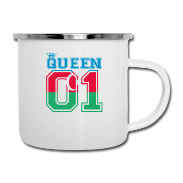 Partner Emaille Tasse - partner land king 01 prince Aserbaidschan