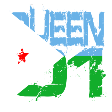 Motiv Geschenk Queen 01 Land Partner Dschibuti