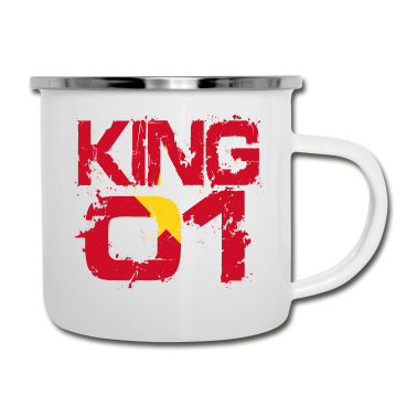 Partner Emaille Tasse - Geschenk King 01 Land Partner Vietnam