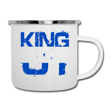 Partner Emaille Tasse - Geschenk King 01 Land Partner Honduras