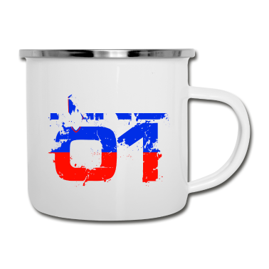 Partner Emaille Tasse - Geschenk King 01 Land Partner Slowenien