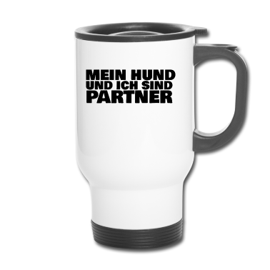 Partner Thermobecher - Mein Hund und ich sind Partner