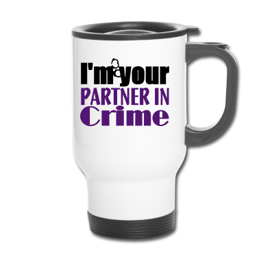 Partner Thermobecher - Partner In Crime Geschenk