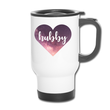 Partner Thermobecher - Hubby Galaxy Herz