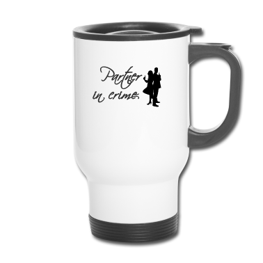 Partner Thermobecher - Partner in crime / Valentinstagsgeschenk
