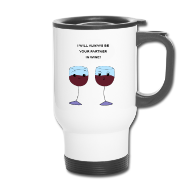 Partner Thermobecher - Partner Wine für Pärchen Partner oder Best Friend
