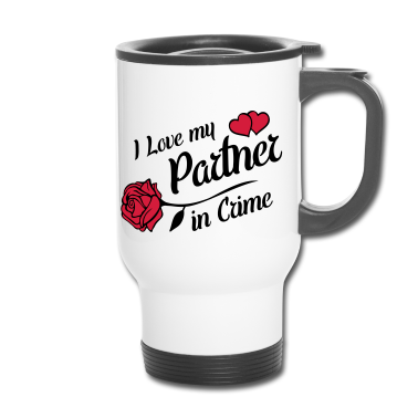 Partner Thermobecher - i love partner in crime
