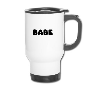 Partner Thermobecher - Babe, Schatz, Partner Shirts